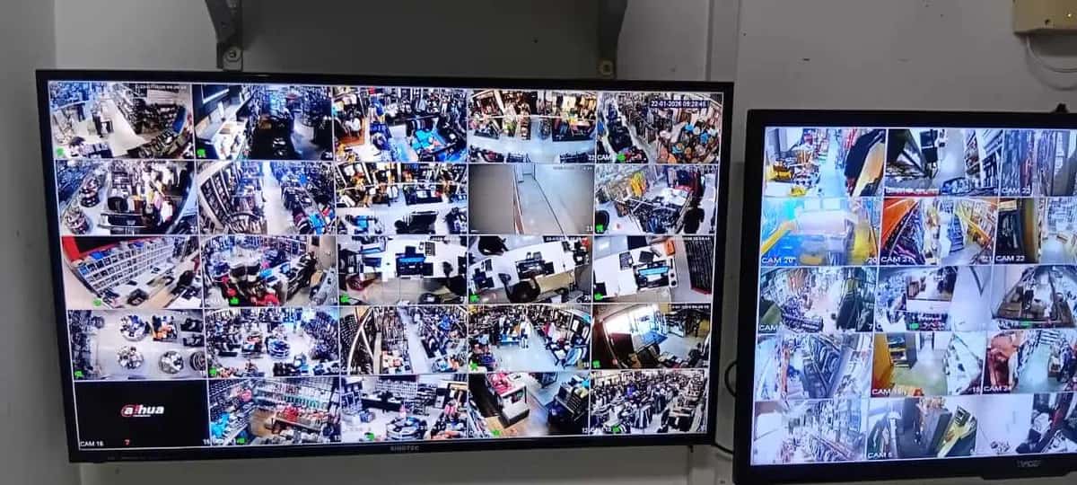CCTV monitoring system installed for a retail property