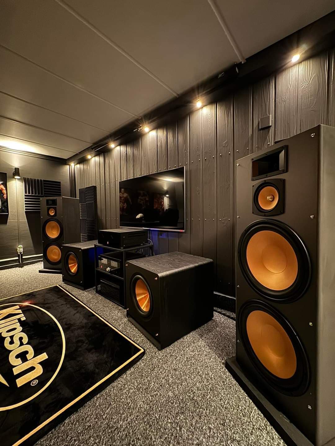 Home theatre system installation